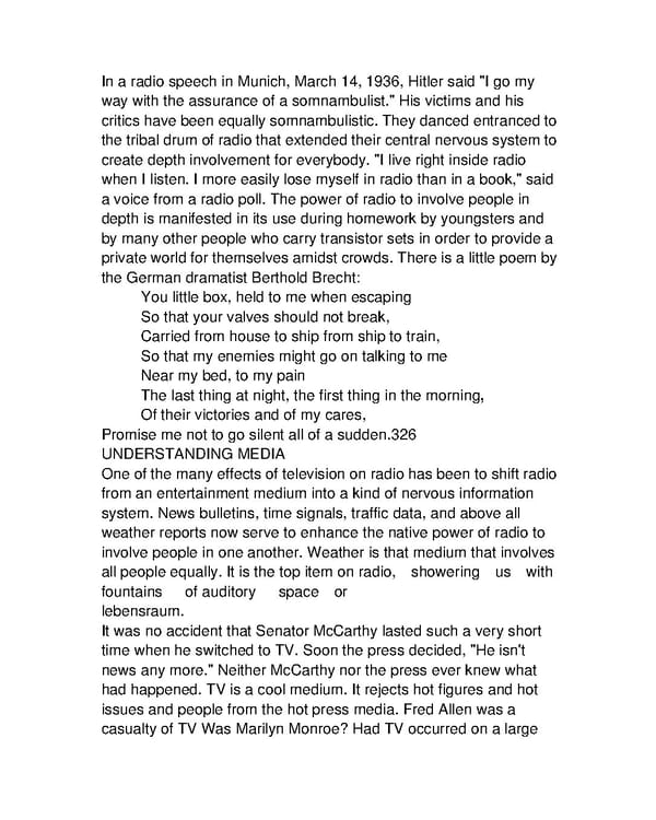Understanding Media by Marshall McLuhan - Page 329