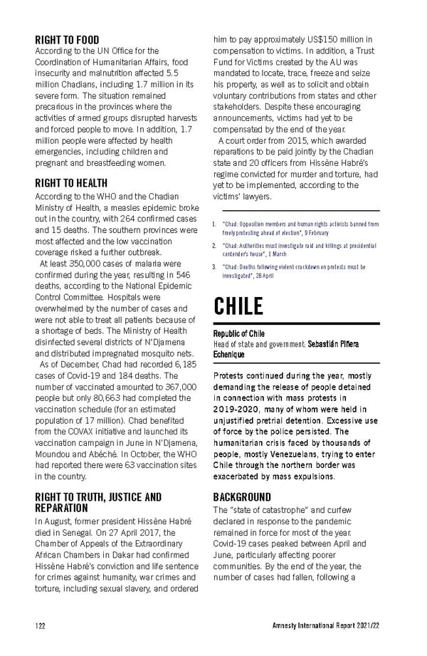 Amnesty International Report 2021/22 - Page 122