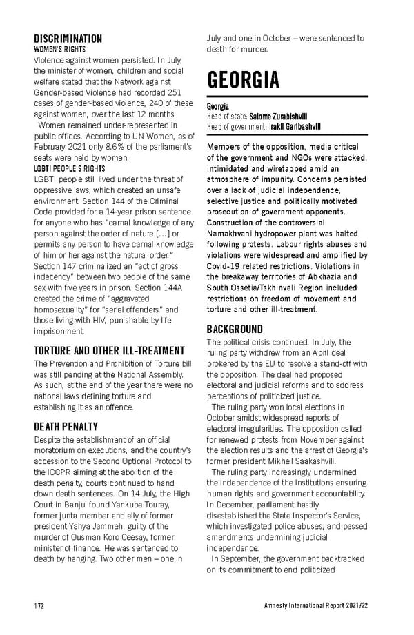 Amnesty International Report 2021/22 - Page 172