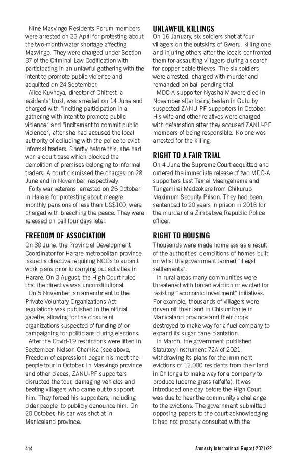 Amnesty International Report 2021/22 - Page 414