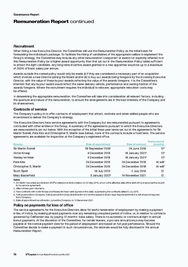 s4 capital annual report and accounts 2021 - Page 78