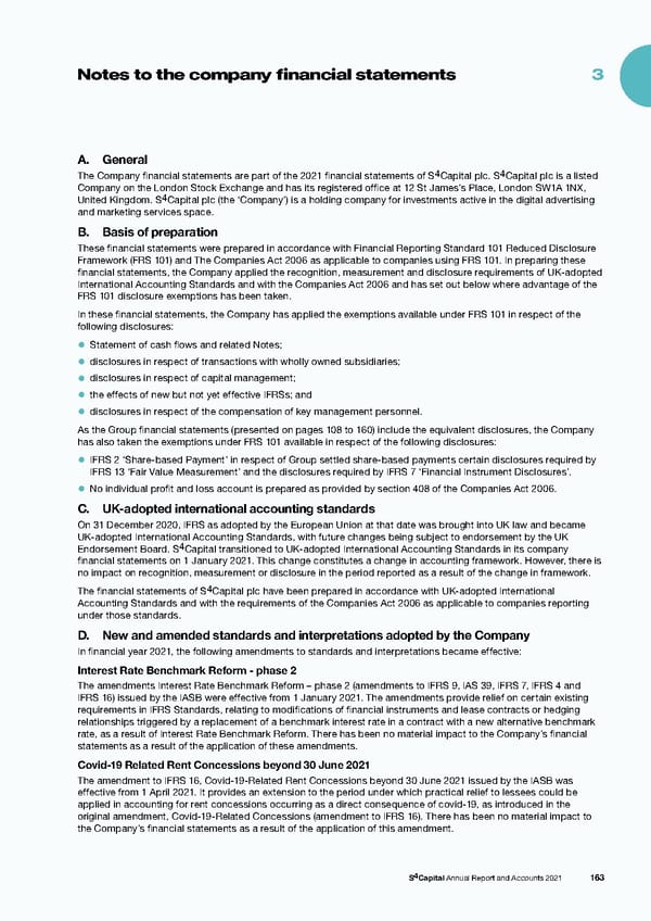 s4 capital annual report and accounts 2021 - Page 165