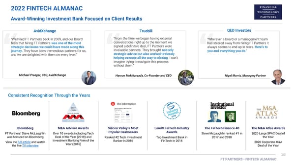 FT Partners 2022 FinTech Almanac - Page 201