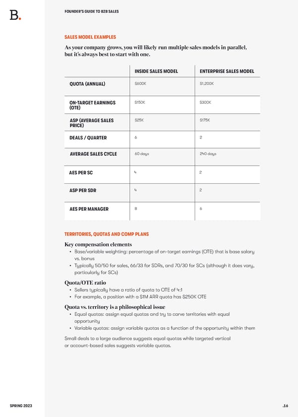 BALDERTON The Founders Guide to B2B Sales - Page 16