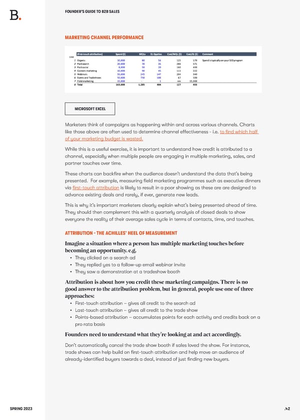 BALDERTON The Founders Guide to B2B Sales - Page 42