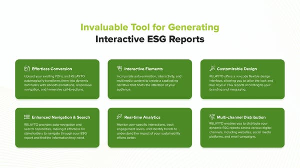 RELAYTO for ESG: Interactive Sustainability Reporting - Page 11