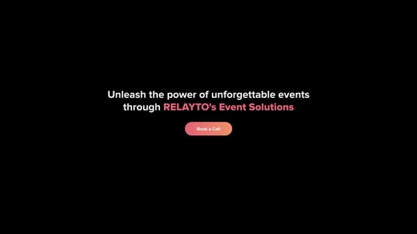 RELAYTO Event Solutions: Engaging Interactive Experiences - Page 7