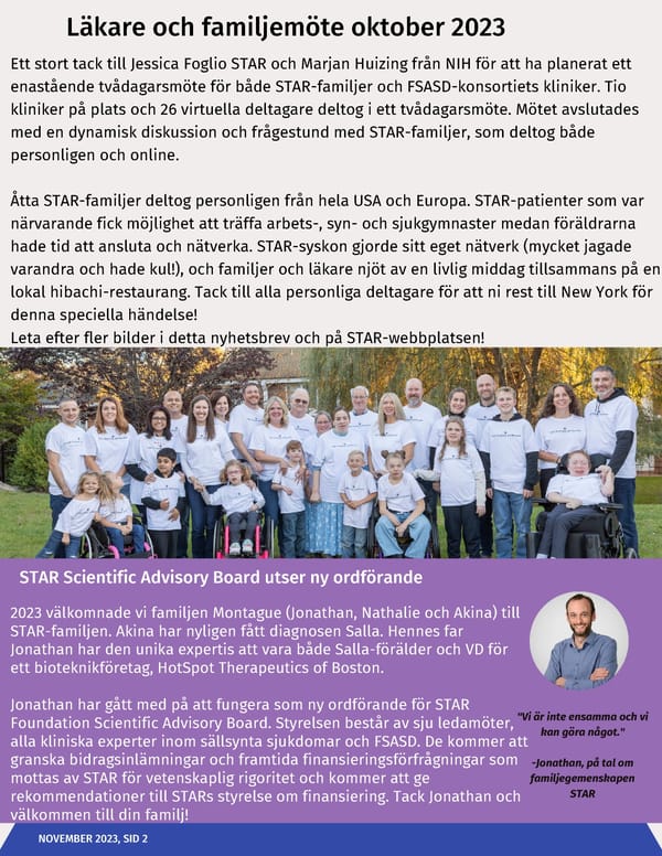 STAR newsletter Swedish - Page 2