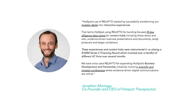 HotSpot Therapeutics Case Study | RELAYTO - Page 5