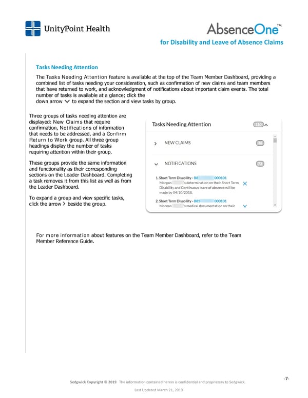 Reference Guide for Leaders – Disability and Leaves - Page 7