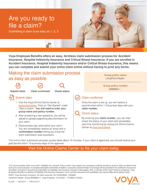 How to File a Claim – Formless Submission Flyer - Page 1