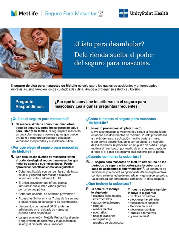 MetLife FAQs – Spanish - Page 1