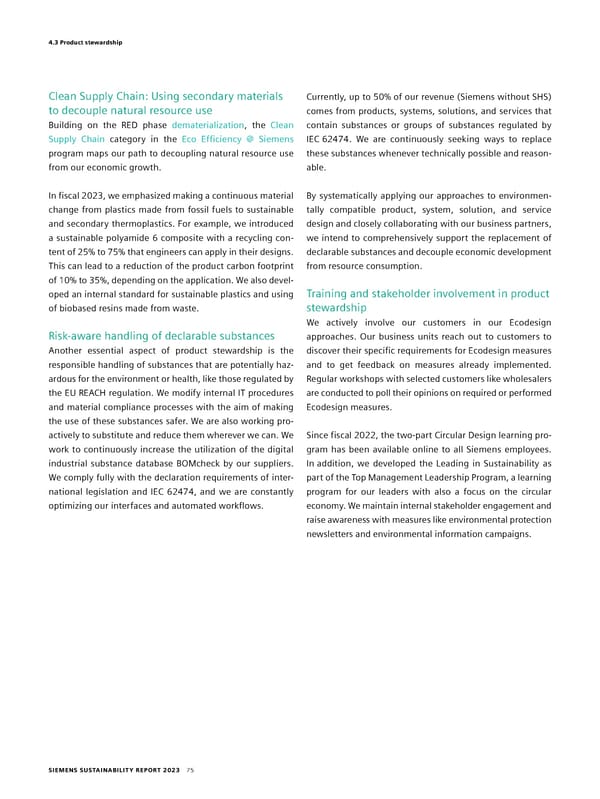 Sustainability Report - Page 75