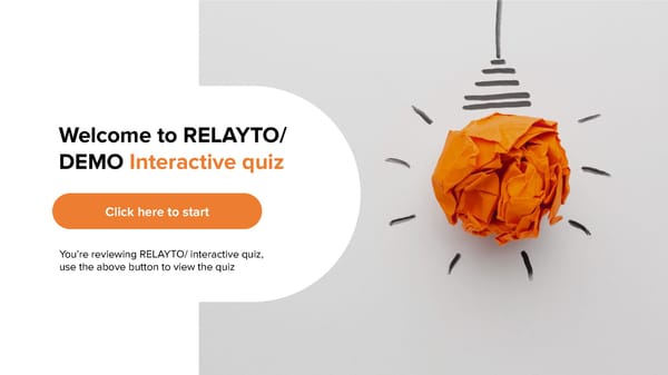 Interactive Quiz Template — Google Slides, PowerPoint & PDF - Page 1