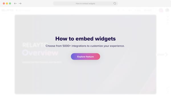 How to embed widgets - Page 1