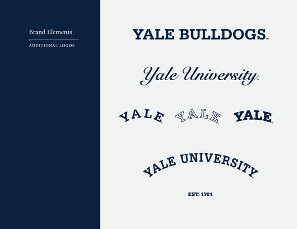 Yale Brand Book - Page 6