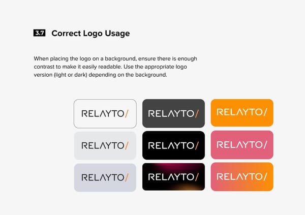 RELAYTO Brand Book: Identity & Visuals - Page 22