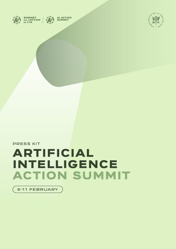 Artificial Intelligence Action Summit Press Kit - Page 1