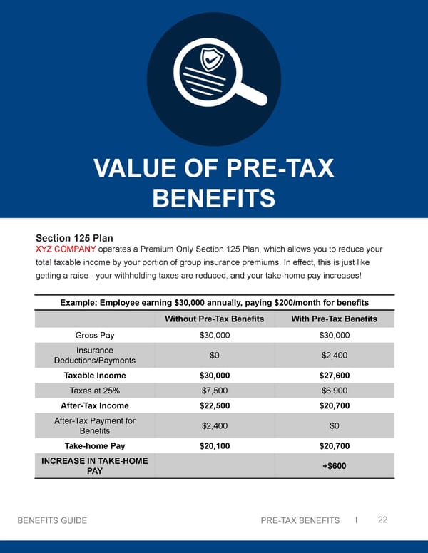 Benefits Guide - Minimalist Template - Flipbook - Page 22