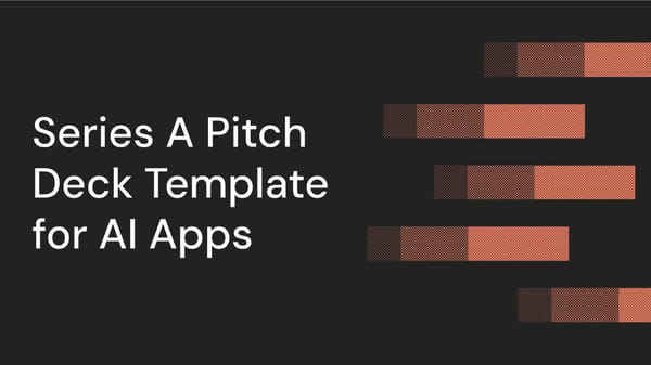 Series A Pitch Deck Template - Page 1