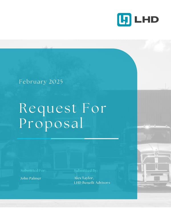 Request For Proposal - February 2025 - Page 1