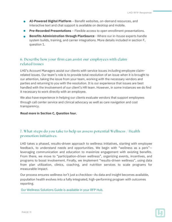 Request For Proposal - February 2025 - Page 11