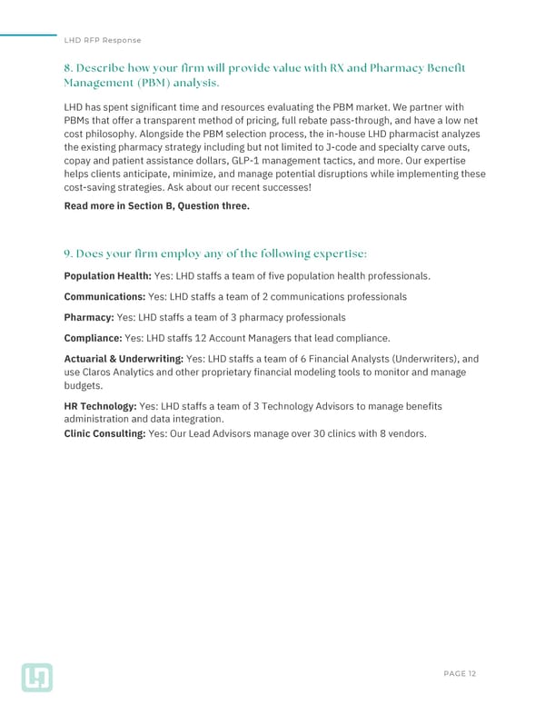 Request For Proposal - February 2025 - Page 12